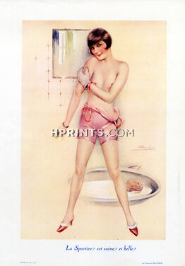 Suzanne Meunier 1931 La sportive est saine et belle