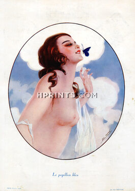 Leo Fontan 1928 Le Papillon Bleu - Butterfly
