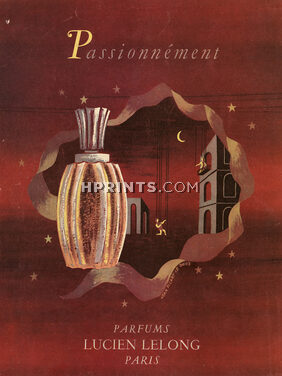 Lucien Lelong (Perfumes) 1947 Jean Picart Le Doux