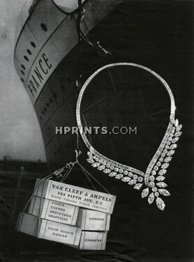 Van Cleef & Arpels 1957 Necklace, Le France Transatlantic Liner