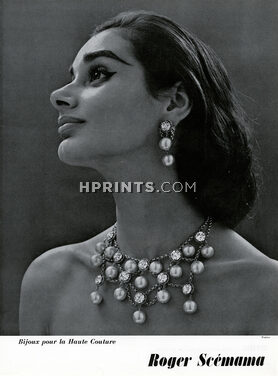 Roger Scémama (Jewels) 1955 Necklace, Earrings