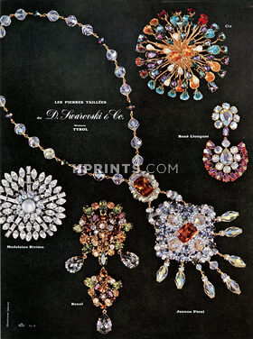 Swarovski & Co. 1961 Jewels by René LLonguet, Jeanne Péral, Renel, Madeleine Rivière