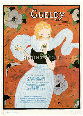 Gueldy (Perfumes) 1920 La Feuilleraie, Le Lys Rouge, Sylvain Sauvage