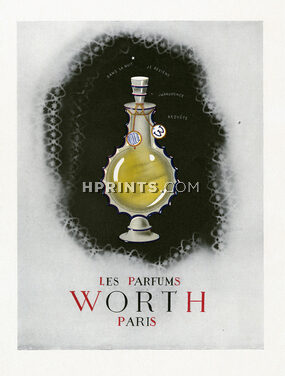 Worth (Perfumes) 1949 R. B. Sibia (L)