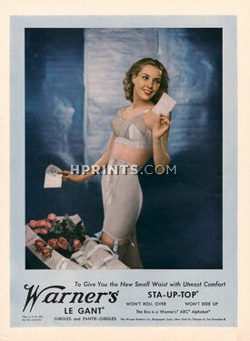 Warner's Le Gant 1948 Girdles, Pantie-girdles