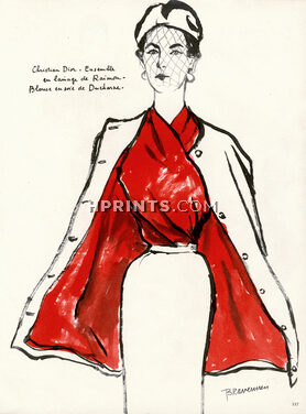 Christian Dior 1952 Sylvia Braverman, Ducharne (Blouse) & Raimon