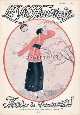 Georges Lepape 1913 "Fantaisie sur la Mode" Spring Fashion