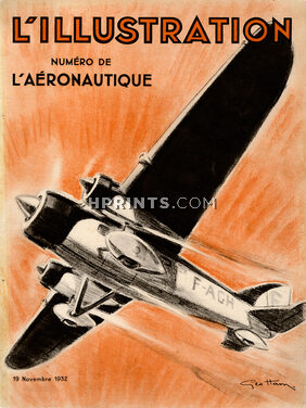 Geo Ham 1932 L'Illustration Cover, Aéronautique