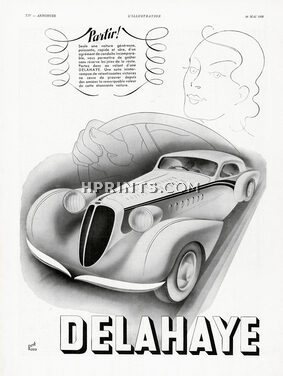 Delahaye (Cars) 1938 René Ravo