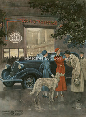 CCC & Studebaker 1934 Georges Scott, Elegant Parisienne, Sighthound, Greyhound
