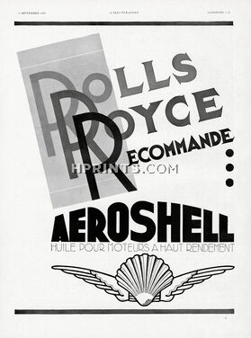 AeroShell (Motor Oil) 1933 Rolls-Royce