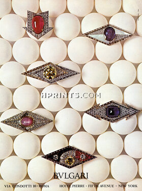 Bulgari 1975 Brooches, Photo G. Bacci
