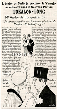 Tokalon-Tong 1913 Parfum pour le Tango, André de Fouquières