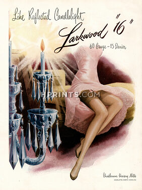 Larkwood 1950 Stockings, Chadbourn Hosiery Mills