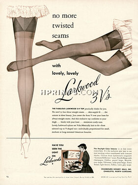 Larkwood (Hosiery) 1952 Seam Stockings