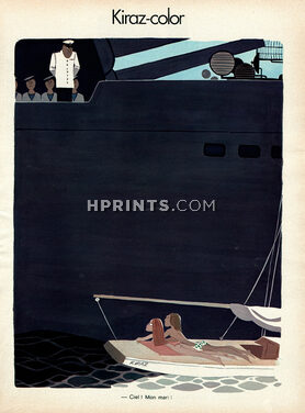 Edmond Kiraz 1973 Adultery, Transatlantic Liner, Captain, Kiraz-Color