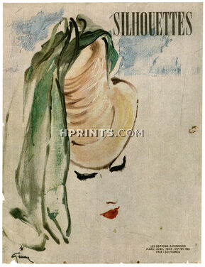 René Gruau 1945 Silhouettes Cover
