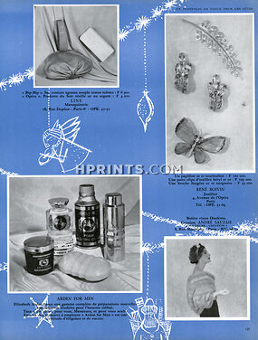 René Boivin 1957 Papillon en tourmaline, Clips d'oreille, Broche Fougère, André Sauzaie, Arden, Line (Handbag)