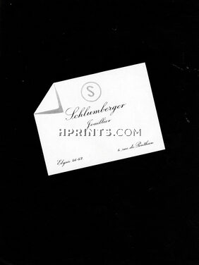 Schlumberger 1957 Joaillier, 4 rue de Ponthieu