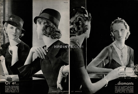 Van Cleef & Arpels 1934 Gold and Diamonds, Photo Georges Saad