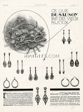 Dusausoy 1922 Earrings, Théo Roger