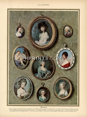 Portraits Miniatures 1926 Hone, Lawrence, Hall