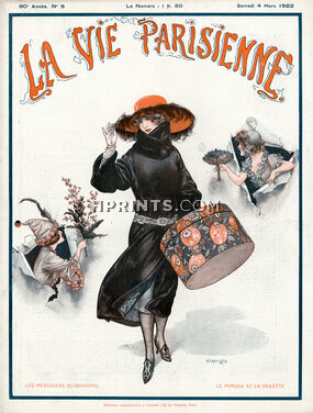 Hérouard 1922 Les Messagers du Printemps, Mimosa et Violette
