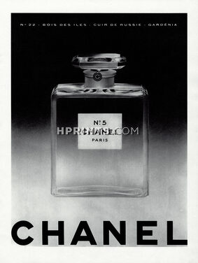 Chanel (Perfumes) 1956 Numéro 5 (version grey, top text)