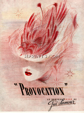 Gui Lamour (Cosmetics) 1943 Provocation, Lipstick