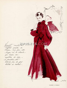 Madeleine Vionnet 1936 Jean Pagès, housecoat