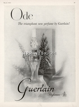 Guerlain (Perfumes) 1957 Ode