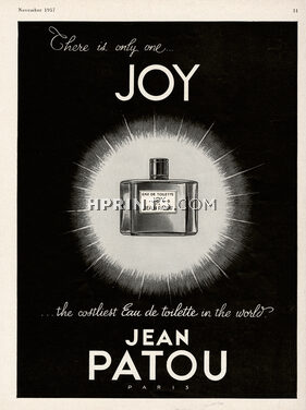 Jean Patou (Perfumes) 1957 Joy