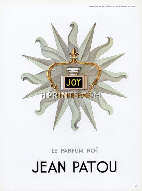 Jean Patou (Perfumes) 1959 "Joy" Le Parfum Roi