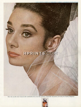 Givenchy (Perfumes) 1963 Audrey Hepburn, "L'Interdit"