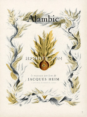 Jacques Heim (Perfumes) 1946 Alambic, Dubois