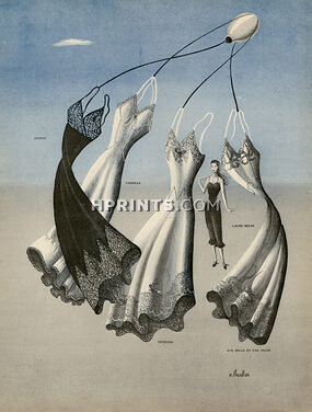 Parures de Nuit, Lingerie 1949 Janine, Cadolle, Hitrovo, Laure Belin, Aux Mille et une Nuits, André Barlier
