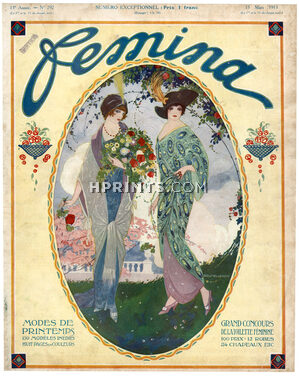 Umberto Brunelleschi 1913 Femina Cover