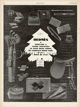 Hermès 1927 Sports Equipment, Golf, polo, luggage, handbags, Saddle