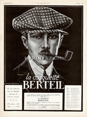 Berteil (Hats) 1924 Casquette, Julien Jacques Leclerc