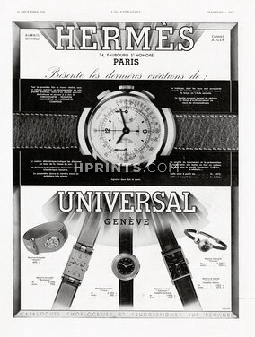 Hermès (Watches) 1936 Universal Compur Genève
