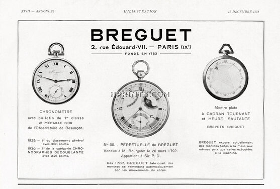 Breguet (Watches) 1931 Chronometre, Perpetuelle