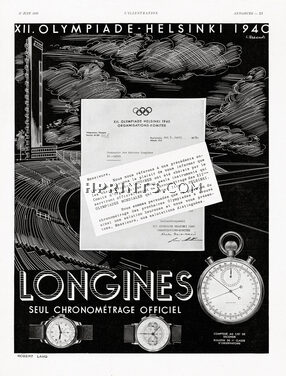 Longines 1939 Olympiade Helsinki 1940, Louis Ferrand