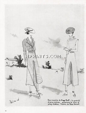 Maggy Rouff 1935 Golfers, Christian Bérard