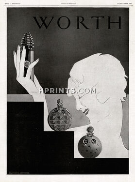 Worth (Perfumes) 1929 Germaine Bérard, Art Deco