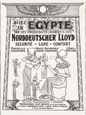 Norddeutscher Lloyd 1913 Egypt