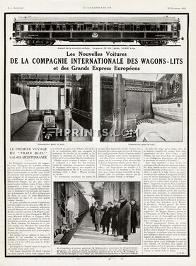 Compagnie Internationale des Wagons-Lits 1922 Train Bleu, Sleeping-car