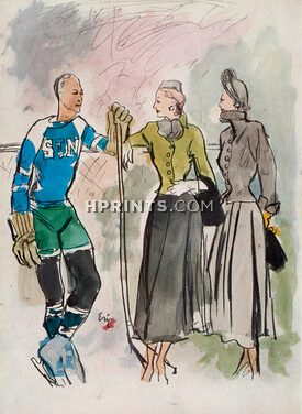 Monte Sano, Nettie Rosenstein 1948 Ice Hockey, Eric (Carl Erickson)
