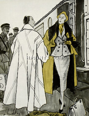 Christian Dior, Jean Dessès 1949 Moreau, Ducharne (manteau), Meyer, Bagages Innovation