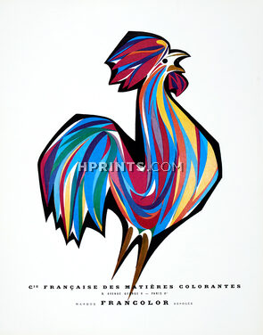 Compagnie Française des Matières Colorantes 1958 Francolor, Cockerel