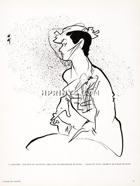 Jeanne Lafaurie 1951 Maud et Nano, René Gruau
